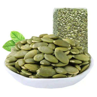Buy Amazon hot sale vFactory Competitive Price High Quality New Crop Snow White Shine Skin GWS Pumpkin Seeds Kernels AAA online manufacture